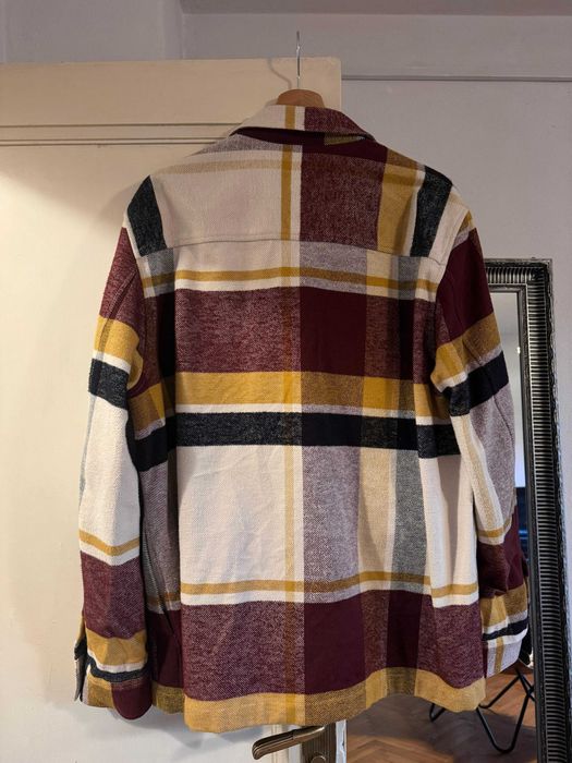 Cămașă în carouri COS, bumbac gros 100%