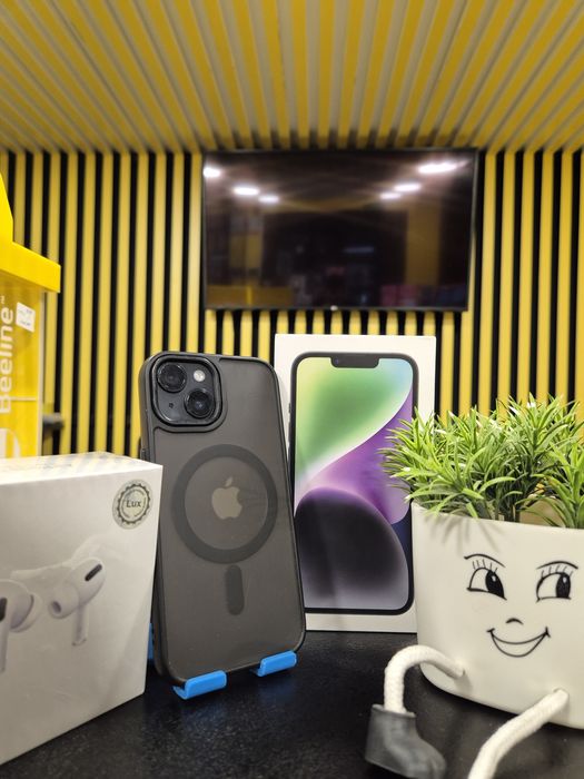 Iphone 14,128гб,91%,e-Sim,Kaspi0-0-12