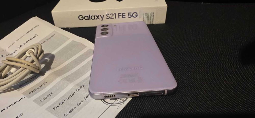 Samsung Galaxy S21 FE 5G 6GB RAM 128GB-Без Забележки!-Пълен комплект!