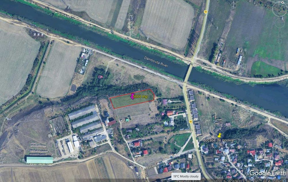 Proprietar, vând teren intravilan Cernica - Bălăceanca