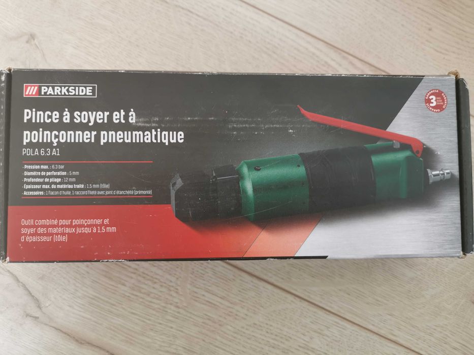Scula pneumatica Parkside pentru faltuit si perforat tabla