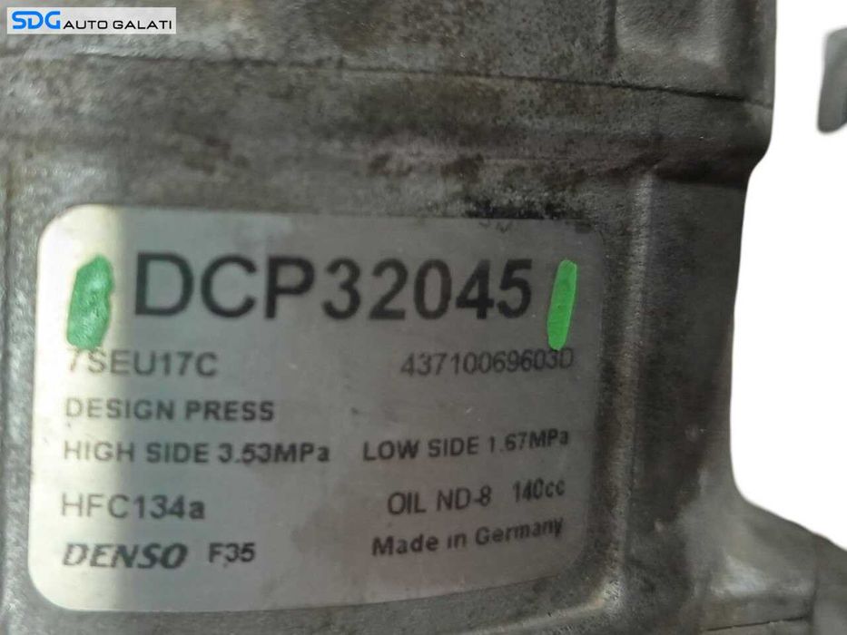 Compresor AC Aer Conditionat Clima Volkswagen Tiguan 2.0 TDI 2011 - 2018 Cod 7SEU17C, DCP32045 [A0668]