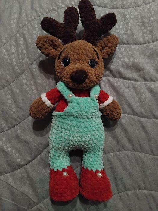 Плюшено коледно еленче
