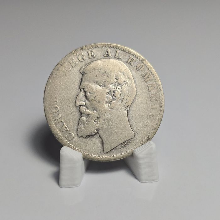 Moneda 1 leu 1894 Carol