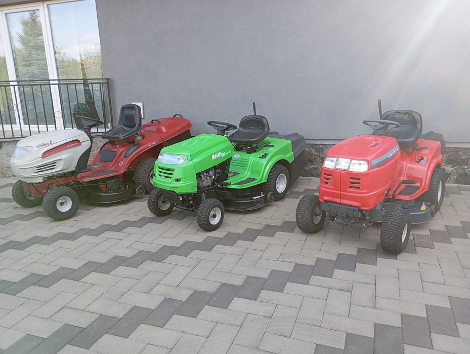 Tractorase tuns iarba și gazon