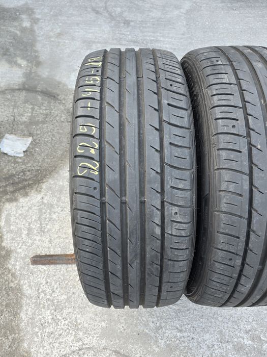 2 Броя 225/45/18 Falken 6,8mm