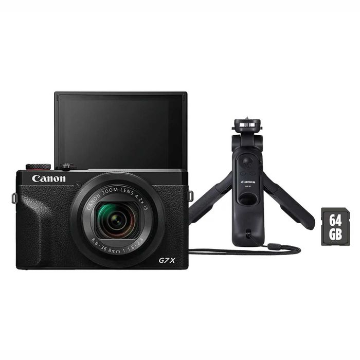 Фотоапарат Canon PowerShot G7 X Mark III Vloger Kit, Black