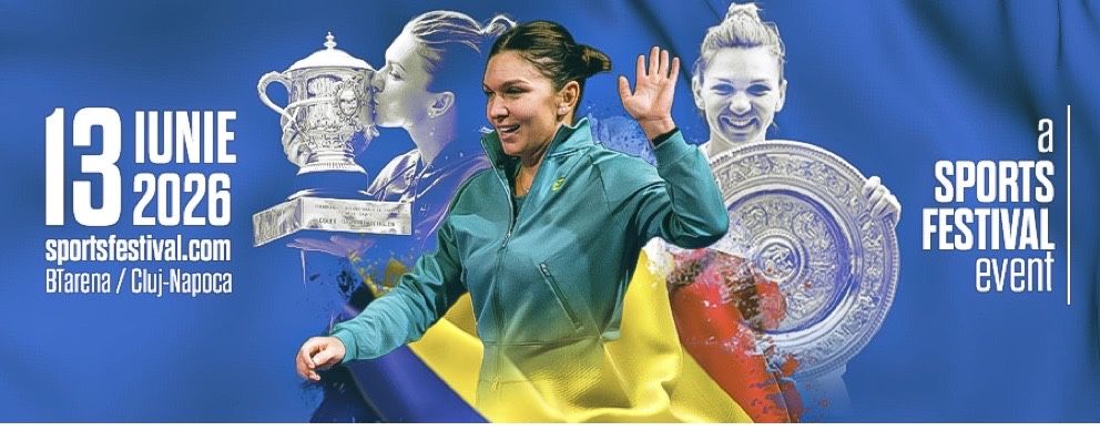 1 bilet Simona Halep – Evenimentul Oficial de Retragere | BT Arena Cluj-Napoca | 13 iunie 2026