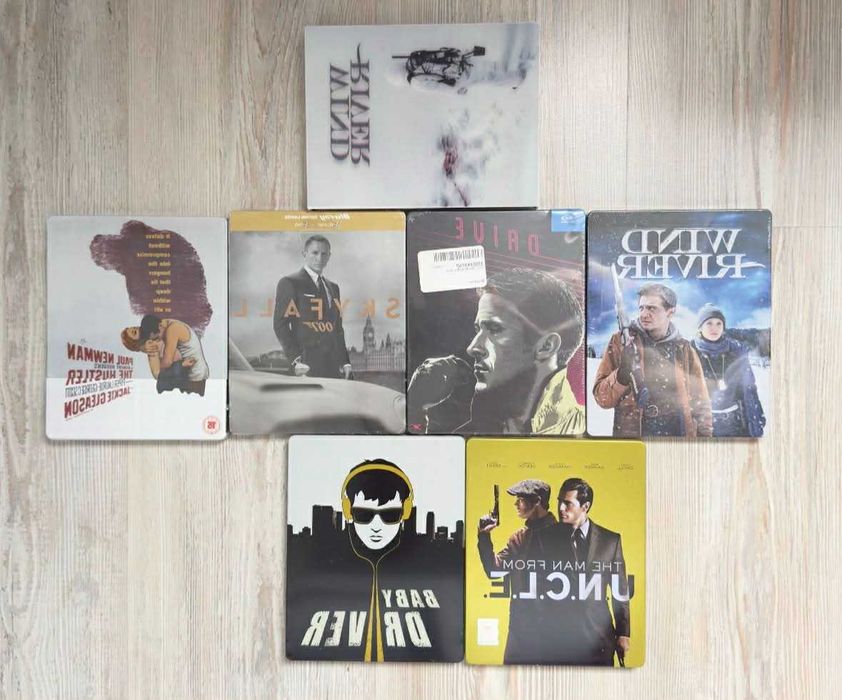 Steelbook Filme Blu ray - pachet 6 filme: Skyfall, Drive,