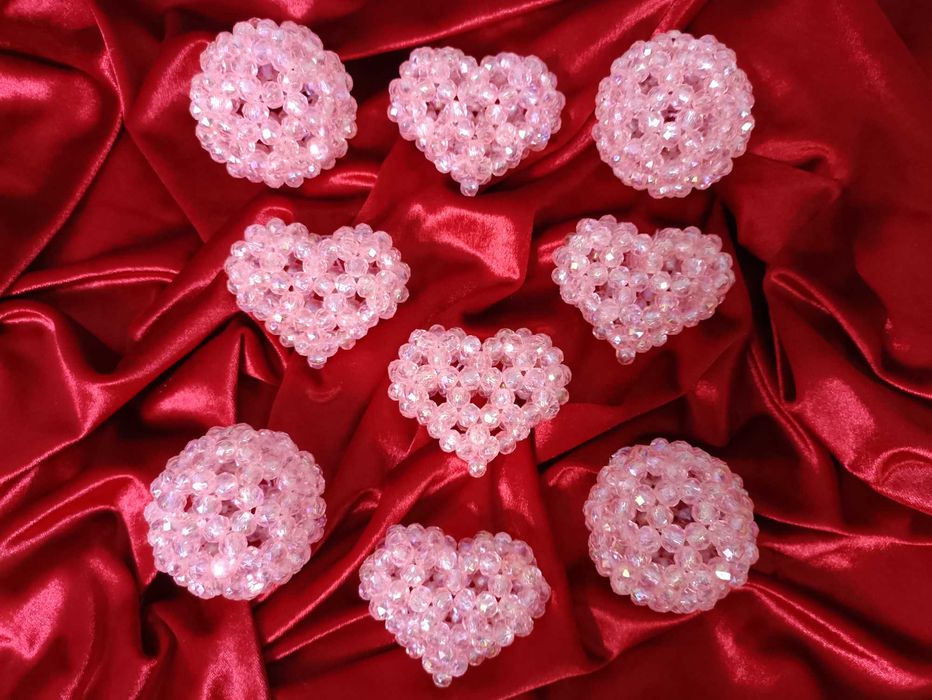 Елочные украшения из бусин ручной работы