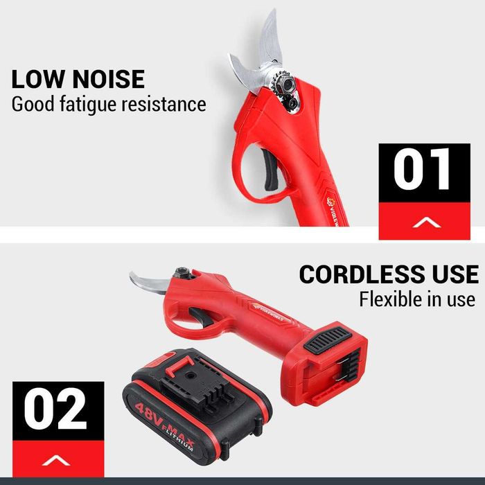 Акумулаторна Лозарска ножица + Верижен Трион  Есенна резитба