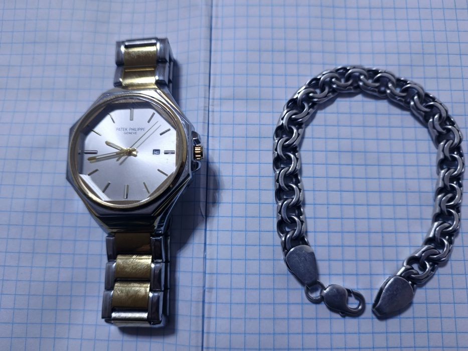 Мужской браслет серебро 925