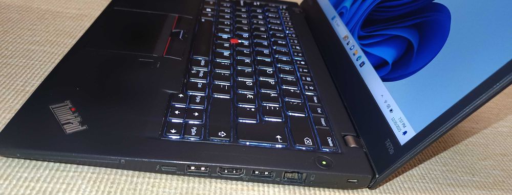 Laptop Lenovo T470s Intel I5 7200u SSD Ram 8 12Gb 14 inch Full Hd