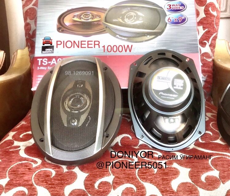 Pioneer 1000W 2ta kalonka yangi dizaynda + cheti rezinkali pishalkali