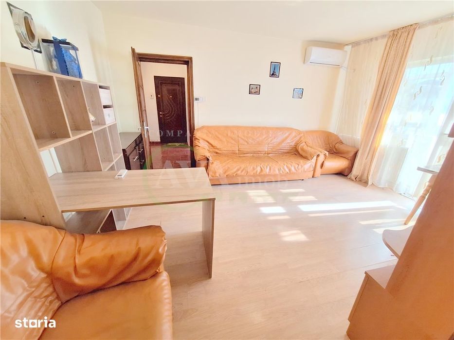 Apartament 2 camere, mobilat si utilat, etaj 3 din 4, Bacau — fotografia 1