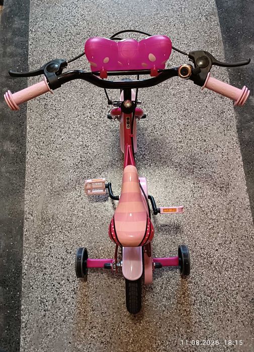 Детски велосипед Huffy Disney Minnie Mouse, 12" колела, розов.