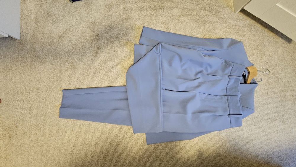 Costum Zara Dusty Blue