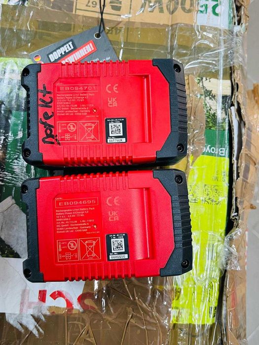 Set 2 x Einhell PXC Twin Pack 18V 4,0 Ah Power X-Change