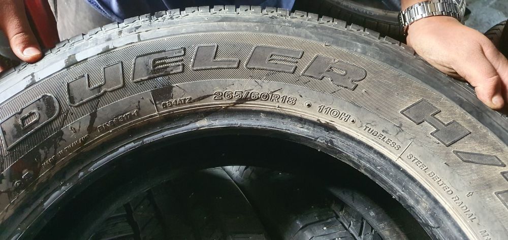 Гуми 4бр 265/60/18 - 1бр  - 125лв