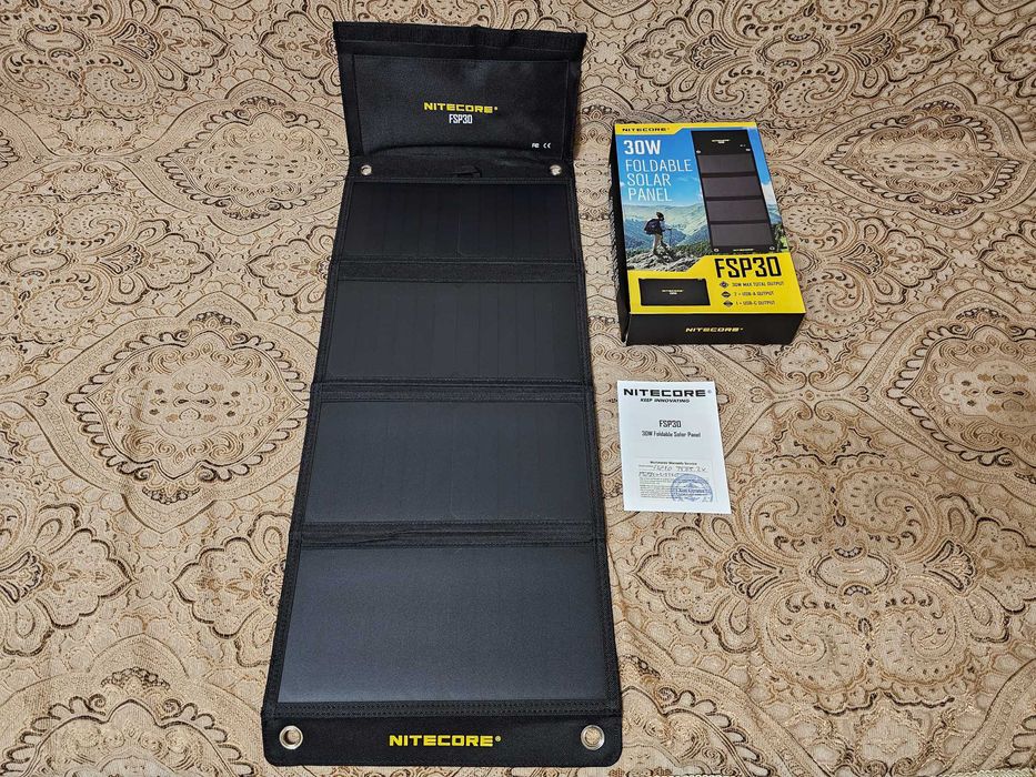 Солнечная панель "Nitecore FSP30" - 75 000 тенге