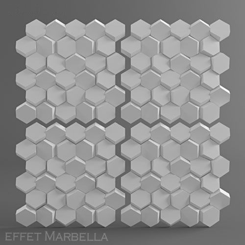 Декоративни 3D панели - 3д гипсови панели, облицовки за стени 0039