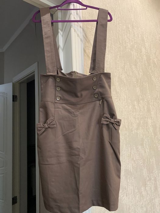 Юбка со съемными бретелями