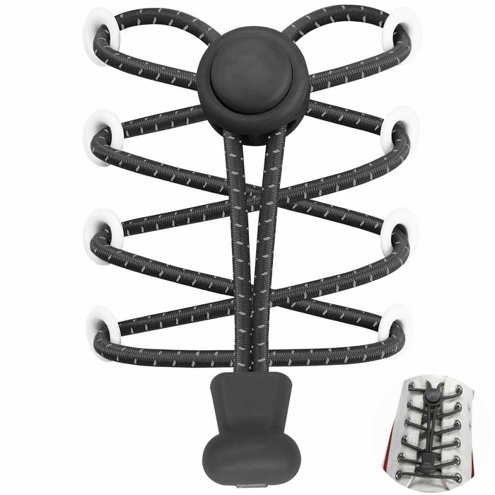 Sireturi elastice auto-blocante 100cm galbene