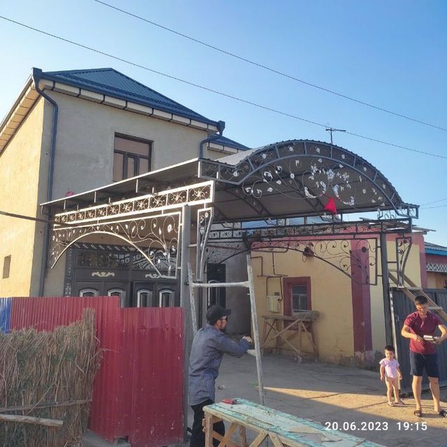 Навес темир даруаза темир капы заказ аламыз арзан хамде сапалы