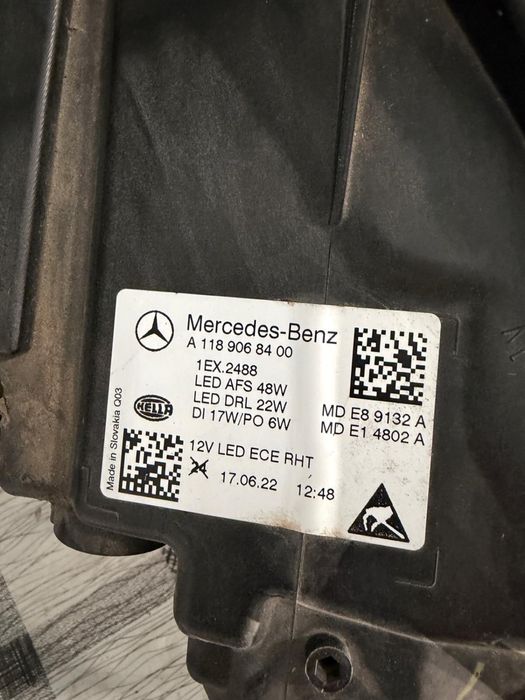 Far dreapta Mercedes CLA w118 c118 LED HIGHT PERFORMANCE 2019-2023