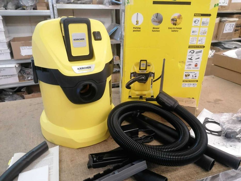 Aspirator umed/uscat Karcher WD 3 Battery, 300W, 36V, 2.5Ah, 17l