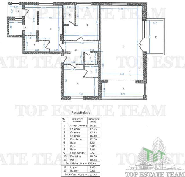 Apartament 4 camere de vanzare in zona Nordului Bucuresti