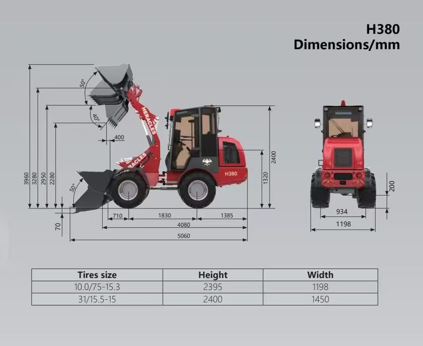 Мини-погрузчик Heracles H280