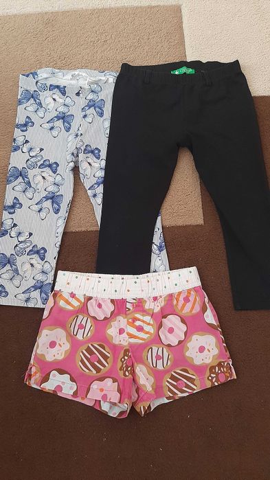 Set 3 pantaloni trei sferturi 128