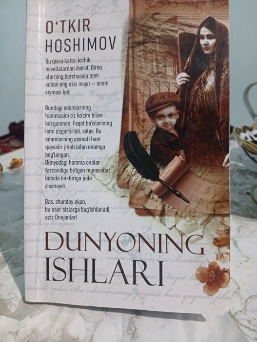 Õtkir Hoshimovning dunyoning ishlari asari kitobi 100 ming