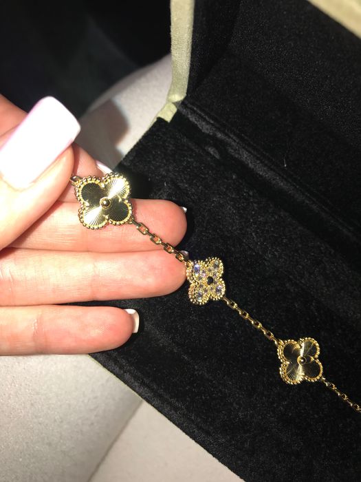 Гривна Van Cleef позлатена