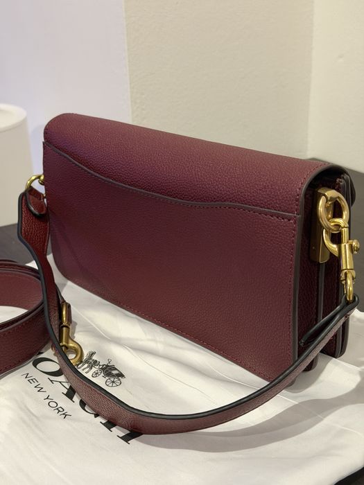 Geanta Coach burgundy