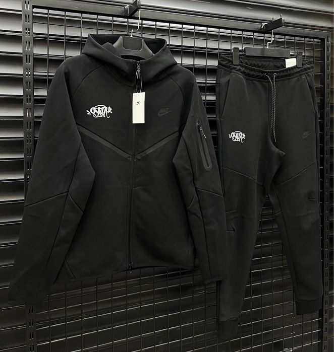 Nike Tech Fleece - Мъжки Екипи Анцузи Комплект Горнище Долнище