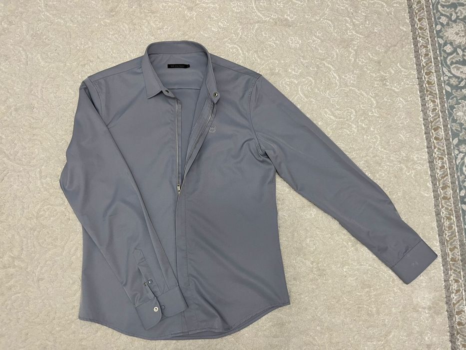 Рубашки джинсовка р.50