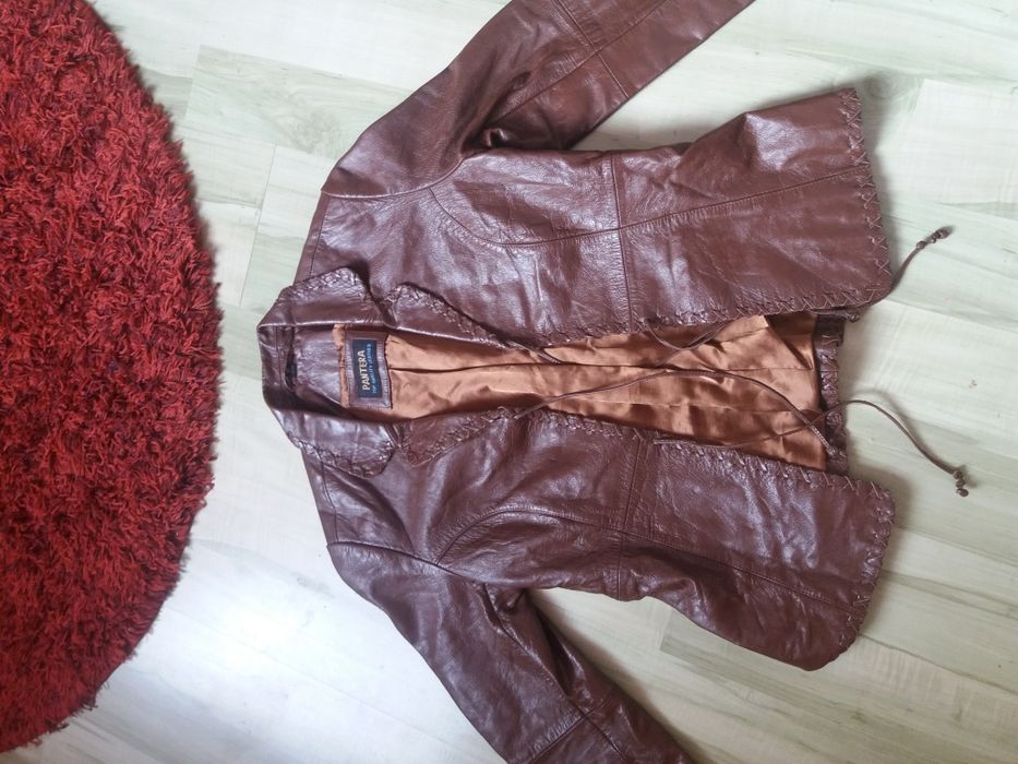 Страхотно кожено яке -М ново
