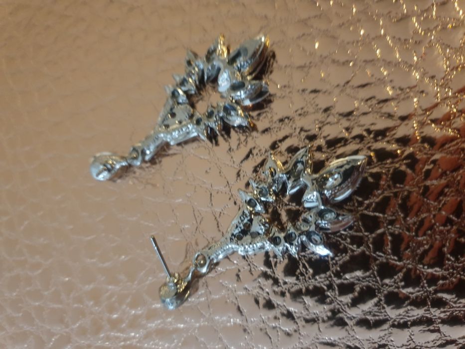 Cerceu noi zara bleumarin cu argintiu pietre cristale