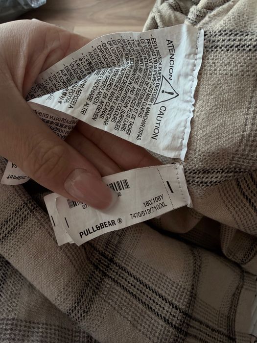 Рубашка в клетку Pull&Bear