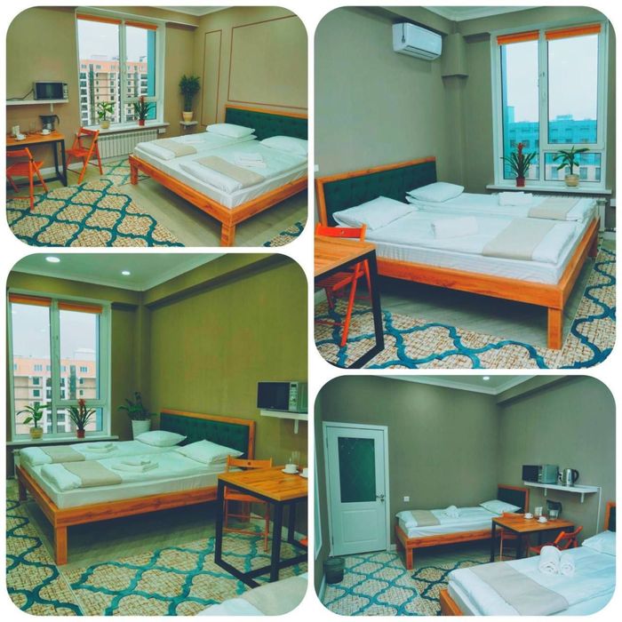 Кровать, матрас, стол