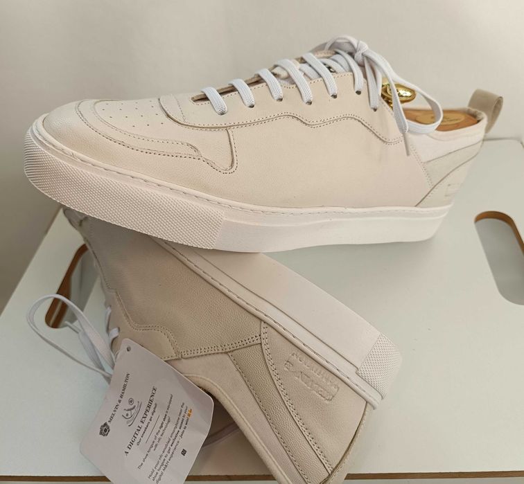 Pantofi sport casual 44 44.5 premium Melvin & Hamilton NOI piele natur
