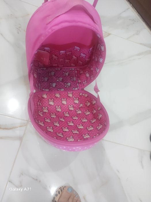 Детски куфар с колелца Hello Kitty