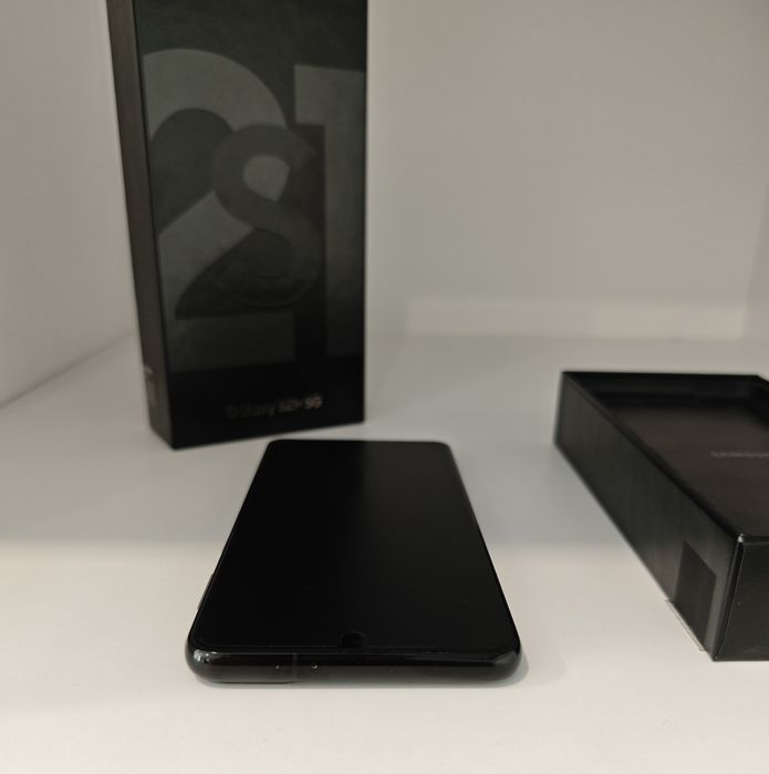 Samsung Galaxy S21+ 5G, 256GB, Phantom Black, Stare Excelentă (Pachet Complet)