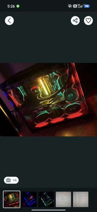 Vând/schimb plăcută 16 GB RAM perfect funcțională rgb fury 6400 mhz ddr5