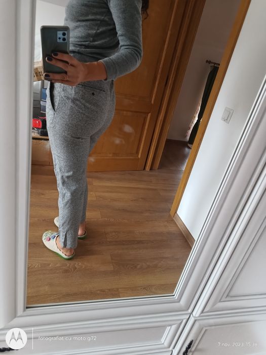 Pantaloni Zara lână S-M