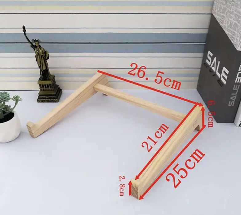 Дървена поставка за лаптоп