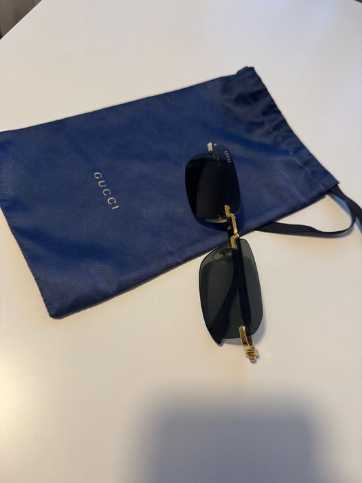 GUCCI оригинални слънчеви очила | Без рамка | Пълен комплект