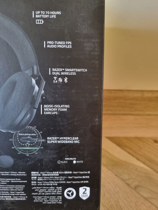 Casti gaming Wireless Razer Blackshark V2 Pro , Negru